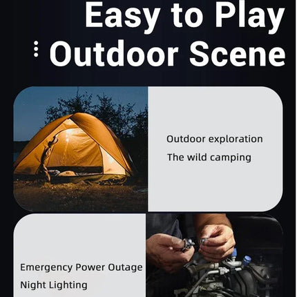 3LED Super Bright Flashlight  Mini Burst Flash Torch Rechargeable Outdoor Waterproof Emergency Spotlight with Pen Clip Magnet