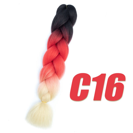 Wigundle Box Jumbo Kanekalon Braiding Hair Pre Stretched Synthetic Crochet Hair Braids Hair Extensions Accessories For Girls