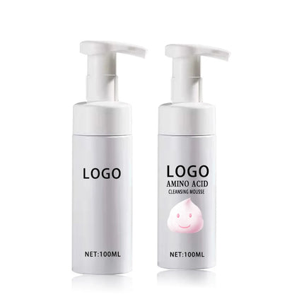 Custom Logo Camellia Cleansing Mousse Private Label 100ml Moisturizer Powerful Makeup Remover Foaming Amino Acid Unisex Cleanser
