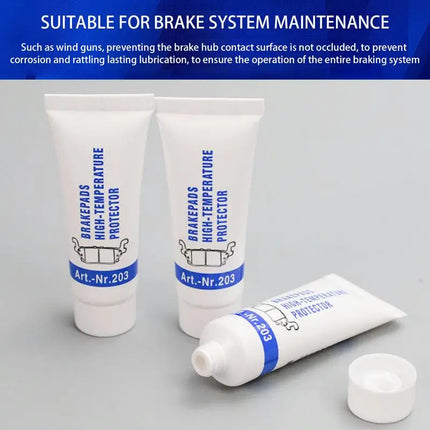Car Brake Grease Lubricant 15g Brake Parts Lubricant Brake Fluids Stable Brake Grease Automotive Assembly Lubricants