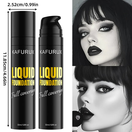 1PC Pure White Liquid Foundation for COS stage Face Korean Makeup Gifts Waterproof concealer Mixable  Foundation Adjuster Lighte