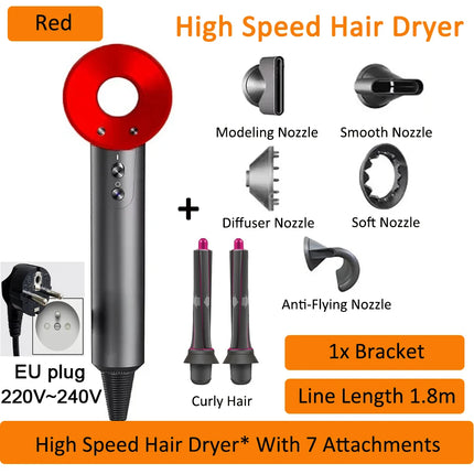 Professinal Negative Ion For Dyson Hair Dryer Hairdryer Leafless Constant Temperature High Speed Quick Dry Home Powerful Electri
