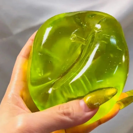 Squishy Green Apple Stress Ball  Soft Fidget Sensory Toy for ADHD Autism Slow Rebound Squeeze Toy