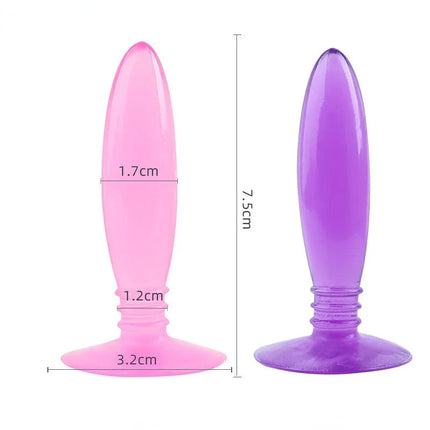 Mini Anal Plug Jelly Toys Real Skin Feeling Adult Sex Toys Sex Products Butt Plug for Beginner Erotic Toys