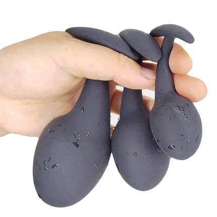 Silicone Anal Dilator But Butt Plug,Tadpole Shaped Buttplug Butplug Analplug,Anus Ass Beads Anchor Sex Toys,Prostate Massage