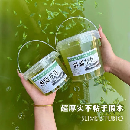 Soft Clay Liquid Slime (Hug Milk Fake Water) - Squishy Stress Relief Toy for Kids, Puffable & Non-Sticky Slime Toy