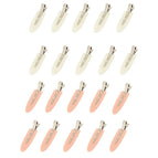 20pcs white pink