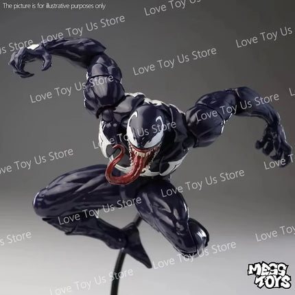 NEW Mess Toys Venom Lethal Neighbor Spider Man Symbiotic Black Suit Messtoys Spiderman Anime Action Figure Model Doll Gifts Toys