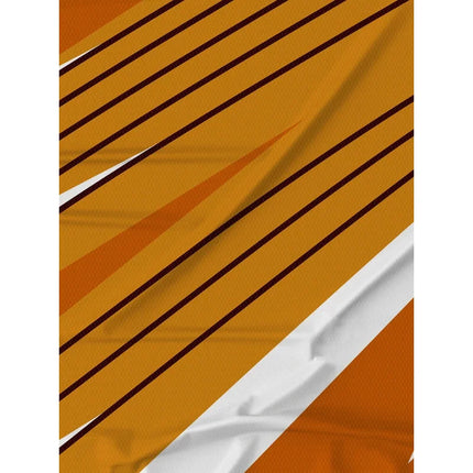 Color block men's shirts, fashionable striped printed T-shirts, men's shirts, polo shirts, short-sleeved lapels, designer T-shir