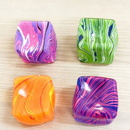 Slow Rebound Stress Cube Ice Cube Malt Sugar Squishy Fidget Toy Anxiety Relief Stress Relief Toy Fidget Toy