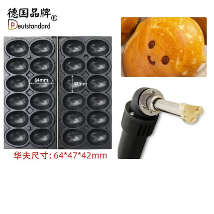 HomeWise Waffles Smiley Face Brander Smile Stamp Branding Tool Smiley Face Egg Smiley Face Mold Smiley Face Imprint Tool