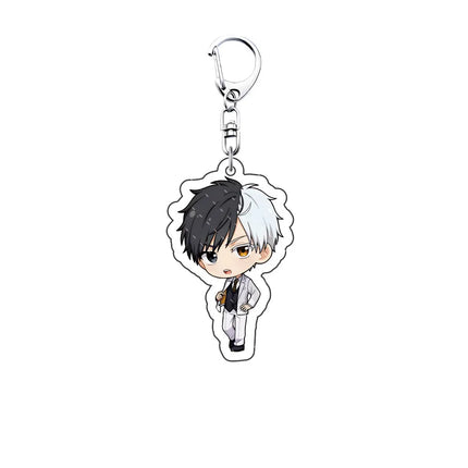 Anime WIND BREAKER 6cm acrylic Keychain key chain big stand brand Sakura-harusugita Keitaro  decoration key ring Gift