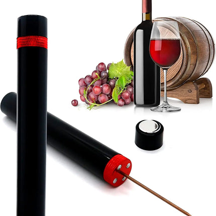 Newest Air Pressure Pump Wine Bottle Opener Portable Stainless Steel Pin Easy Cork Remover Corkscrew for Home Party Wine Lovers