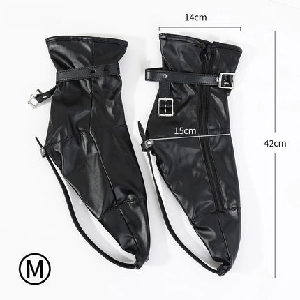 Bdsm Body Bondage Sex Toys of Adjustable Leather Ankle Cuffs Gloves for Couples Slave Puppy Play Erotic Products