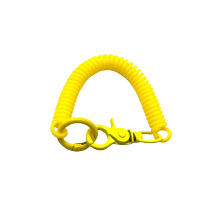 Colorful Lobster Clasp ID Card Holder Lanyard Keyring Anti-lost Spring Rope Retractable Keychain Mobile Phone Chain