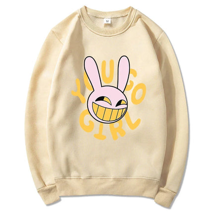 2025 YOU GO GIRL Digital Circus Jax Hoodie Fashion Women Harajuku Funny Cute Rabbit Autumn Winter Hoodie Pullover Sweatshirt