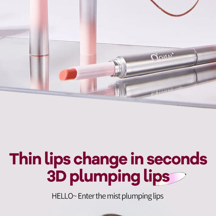 O'CHEAL Double-Headed Matte Lipstick Lip Liner 2 IN 1 24 Hours Long Lasting Sexy Red Lip Lipstick Lipliner Pencil Makeup