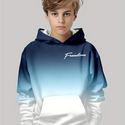 Kids Clothes Boys Hoodies Long Sleeve 3D Letter Print Children Spring Fall Clothes Casual Fashion Outdoor Child Girl Clothes Top