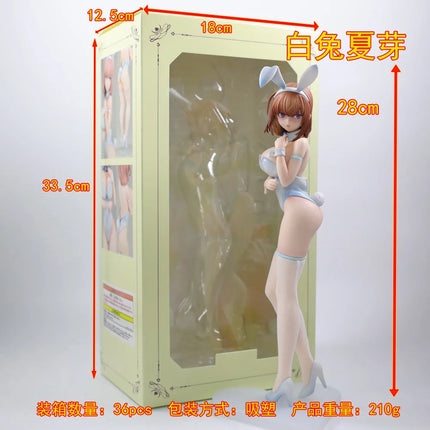 28/30CM White Bunny Natsume Ensoutoys Sexy Girl Anime Action Figures PVC Hentai Collection Doll Model Toys Adult Gift