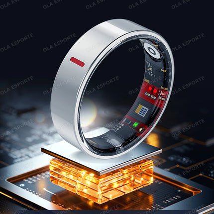 2026 New Smart Ring Women Men Super Narrow 7mm Heart Rate Health Stress measurement Monitor IP68 Waterproof Fashion Sports Rings