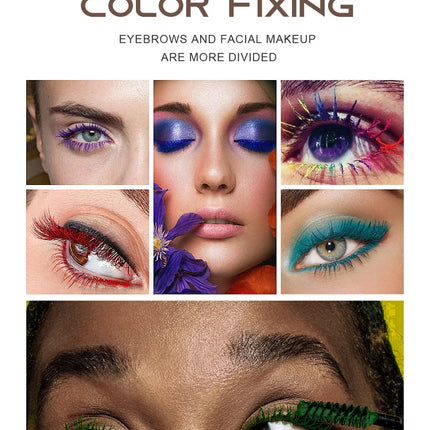 6 Color/Set Colored Mascara Cream Blue Green Lasting Waterproof Mascara Curling Eyelashes Thick Curl 3D Non-smudding Mascara