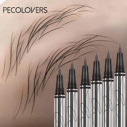 Long-Lasting Waterproof Eyebrow Pencils - Precision Microblading Liquid Eyebrow Tattoo Pencils with Fine Tips for Sketching