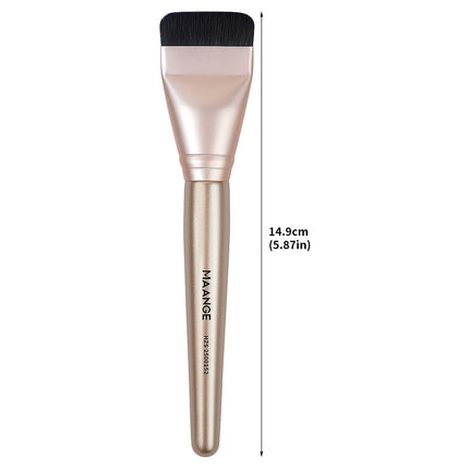 MAANGE Flat Head Foundation Brush Ultra Thin Top Mask Brush For Liquid Cream Cosmetics Blending Beauty Tool Premium Gift