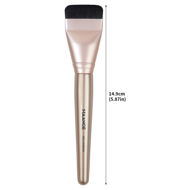 MAANGE Flat Head Foundation Brush Ultra Thin Top Mask Brush For Liquid Cream Cosmetics Blending Beauty Tool Premium Gift