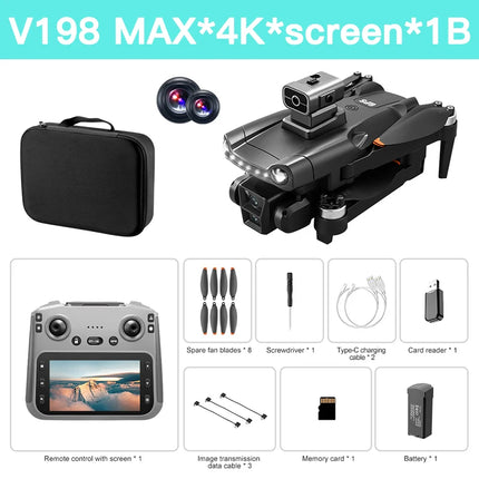 Lenovo V198 MAX GPS Drone 8K Profesional 4K HD Camera  Brushless Laser Obstacle Avoidance Foldable Quadcopter Aerial Optical