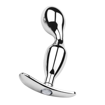 Stainless Steel Prostate Massager – Smooth Anal Plug, G-Spot Stimulator for Men, Women & Adults, Premium Sex Shop Sensual Toy
