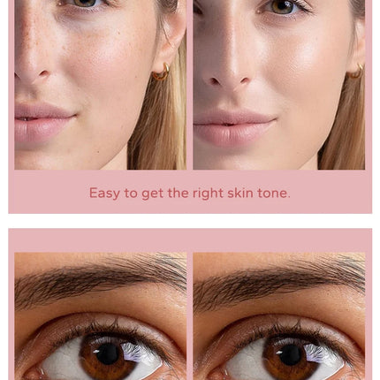 6 in1 Professional Full Coverage Concealer Flawlessly Covers Dark Circles Wrinkles Pore Silky Texture Concealer Hides Dark Spots
