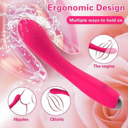 Powerful G Spot Rabbit Vibrator for Women Nipple Clitoris Stimulator Dildo Massager Adults Masturbator Female Sex Toy for Adults