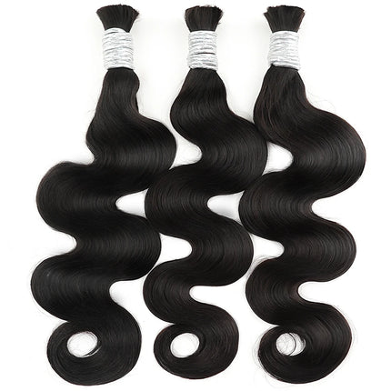 Deep Wave Hair Bulk For Boho Braids 100% Human Hair Extensions No Weft Pure Color Curly 12A Vietnamese Hair 30 inch Bundle