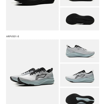 Li-Ning Men's RED HARE 8 Racing Running Shoes LIGHT FOAM ULTRA Reflective Cushion Stable Shoes LiNing Light Sneakers ARPV001