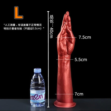 46cm Fist Hand Anal Plug Arm Dildo Vaginal Butt Dilator Deep Stimulator Anus Expander Big Dildo Masturbator Adult Anal Sex Toys