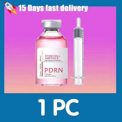 Stem Cell Serum PDRN Ampoule Collagen Moisturizing Anti-Aging Essence Reduce Fine Lines Wrinkle Tighten Brighten Face Skin 1PCS