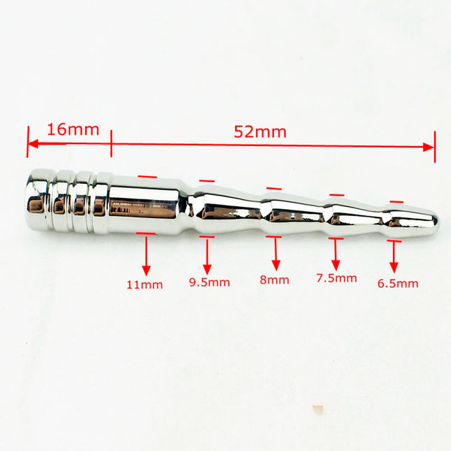 Metal Urethral Catheter Sounding Beads Penis Plug Dilator Horse Eye Stick Urethral Plug SM Adult Sex Toys For Men Masturbators