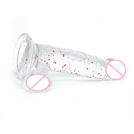 Transparent Realistic Dildo Penis Suction Cup Dildo Realistic Sex Toys for Lesbian Women Female Masturbator Big Dick Fake Dick