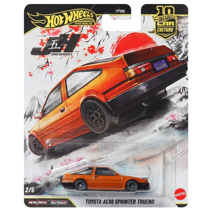 Hot Wheels Premium 2025 FPY86 Ronin Run 2,Japan Historics 5 Car Culture,1:64 Scale Diecast Model,Collectible Toys Gift for Kids