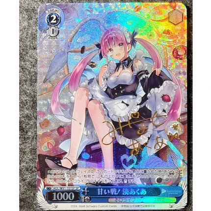 Hololive Collection Card Anime Oozora Subaru Nekomata Okayu Inugami Korone Bronzing Signature Card Refractive Color Flash Gifts