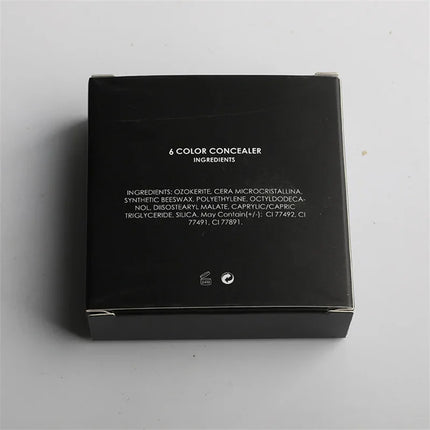 6Colors Concealer Palette Cream Texture Covers Acne Marks Dark Circles Multifunction Face Makeup Lasting Brighten Face Cosmetics