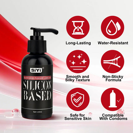 Silicone Warming Pleasure Lubricant 120ml 300ml | Long Lasting Heating Sex Lube for Toys, Couples & Intimate Use