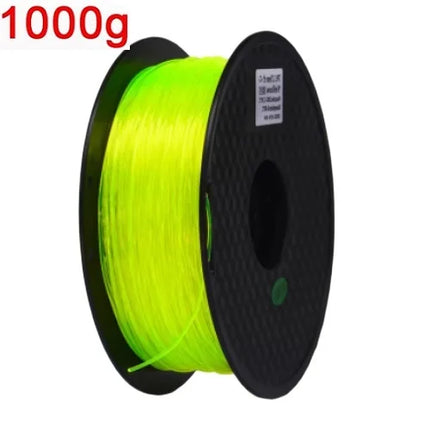 Flexible Filament Transparent TPU 1.75mm 1kg 500g 250g Fit FDM 3D Printer Material 95A Soft TPU Filament Clear Blue Green Red