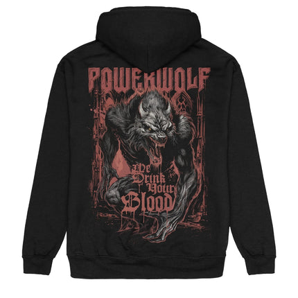 Power Meta Rock Band Powerwolf Graphic Print Hoodie Men Women Oversized Pullover New Fashion Streetwear Hip Hop Style Sweatshirt