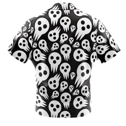 Transmutation Circle Fullmetal Alchemist Button Up Hawaiian Shirt Fashion Trend Breathable Loose Versatile Casual Sports Summer Men