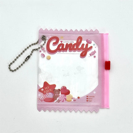 1PC Candy Bar Bag Badge Storage Case Pendant Protective Shell Card Doll Bag Pendant Keychain﻿