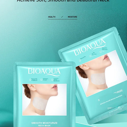 10pcs BIOAQUA Anti-wrinkles Neck Mask Moisturizing Brightening Firming skincare Collagen Neck Masks Korean Skin Care Products