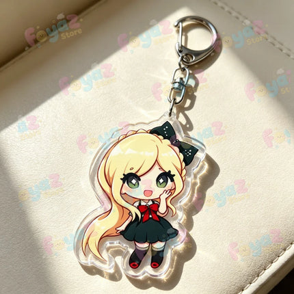 Danganronpa Keychain Accessories Bag Game Keyrings Jewelry Manga Fans Gifts