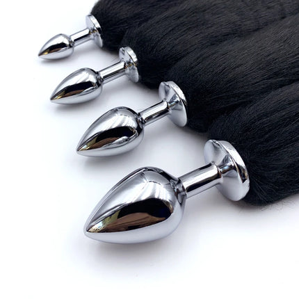 1pcs, BDSM Four size dog tail anal plug, animal tail butt plug, role-playing sex games, men and women sex toys