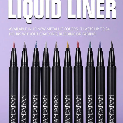 Pearlescent Eyeliner Stick Pen Glitter Eyes Shadow Waterproof Quick-dry Gold Eye Liner Shiny High-gloss Cosmetics Beauty Makeup